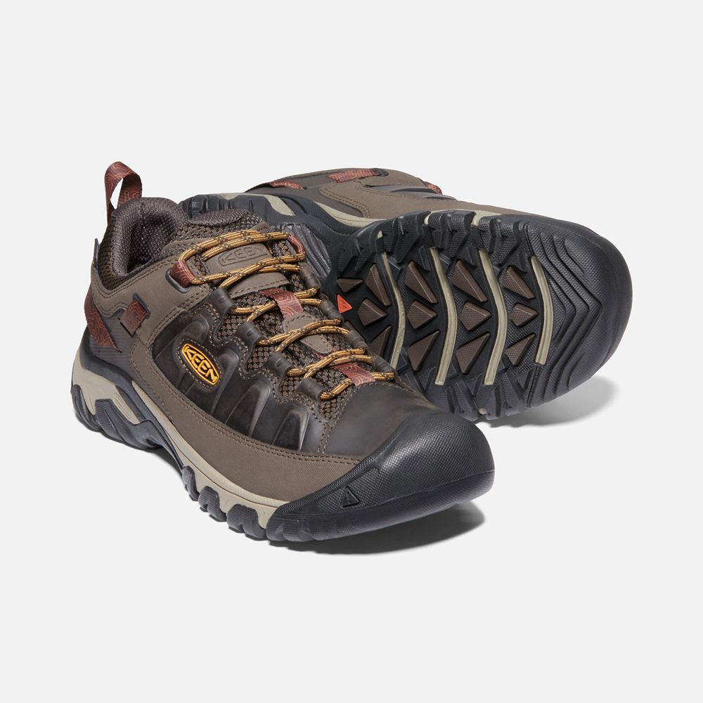 Keen Outdoor Ayakkabı Erkek Kahverengi/Turuncu - Targhee Iii Waterproof - Türkiye MHCA08196